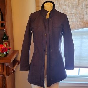 Prana Jacket waterproof charcoal grey jacket woman